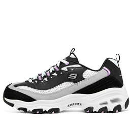 Кроссовки d'lites 1.0 'black' Skechers, черный 896209-bkpr | black/white/grey/purple