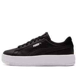 Кроссовки lily platform board shoes black/white Puma, черный 384617-02 | black/white