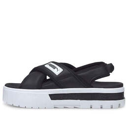 Кроссовки mayze sandal 'black white' Puma, черный 384830-01 | black/white