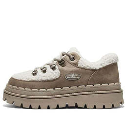 Кроссовки casual high platform shoes 'brown white' Skechers, белый 167902-brnt | brown white