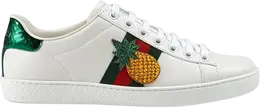 Кроссовки Gucci Wmns Ace Pineapple, белый 431920 a38g0 9064 | pineapple