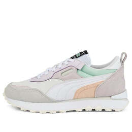Кроссовки rider fv 'white lavender fog' Puma, серый 387672-08 | gray/pink/green
