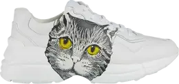 Кроссовки Gucci Wmns Rhyton Mystic Cat - White, белый 583337 drw00 9014 | mystic cat - white