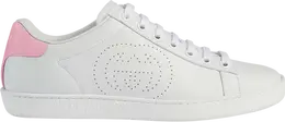 Кроссовки Gucci Wmns Ace Interlocking G - White Pink, белый 598527 ayo70 9076 | interlocking g - white pink
