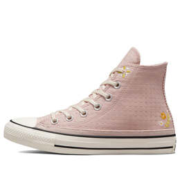 Кроссовки chuck taylor all star high 'autumn embroidery stone mauve' Converse, лиловый a05065c | stone mauve/bitter lemon/egret