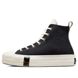 Кроссовки chuck taylor all star lift tortoise high top 'black' Converse, черный a05257c | black/white