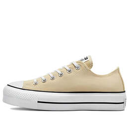 Кроссовки chuck taylor all star lift platform canvas low 'oat milk' Converse, мультиколор a03542c | oat milk/oat milk