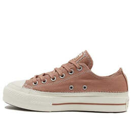 Кроссовки chuck taylor all star lift 'taupe red' Converse, коричневый a05249c | taupe red/white