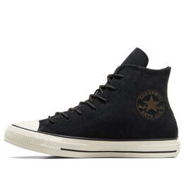 Кроссовки chuck taylor all star high 'mono suede - black' Converse, черный a04637c | black/black/egret