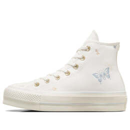 Кроссовки chuck taylor all star shoes 'tiny tattoos' Converse, белый a07135c | vintage white/cocoon blue