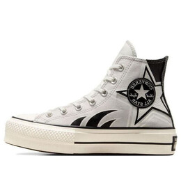 Кроссовки chuck taylor all star lift platform moto 'pale putty' Converse, серый a08005c | grey/white/black