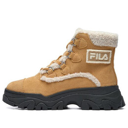 Кроссовки warm snow boots 'brown white' Fila, коричневый f12w144404ftf | brown/white
