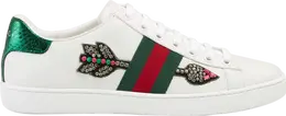Кроссовки Gucci Wmns Ace Embroidered Arrow, белый 454551 a38g0 9064 | arrow