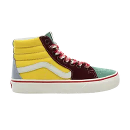 Кроссовки Sk8-Hi Frayed Laces Vans, мультиколор vn0a4bv6xk7 | crème de menthe/marshmallow