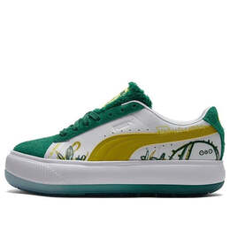 Кроссовки x flabjacks suede mayu 'fuzzy cactus park' Puma, зеленый 388595-01 | game green / mustard yellow
