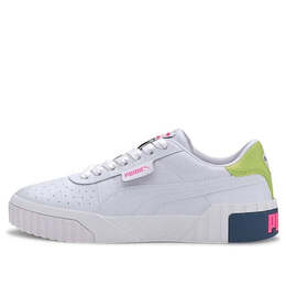 Кроссовки cali 'white luminous pink' Puma, белый 369155-21 | white/green