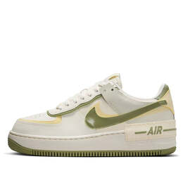 Кроссовки air force 1 shadow 'pale ivory oil green' Nike, мультиколор fn6335-101 | sail/alabaster/pale ivory/oil green