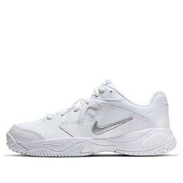 Кроссовки court lite 2 'white' Nike, белый ar8838-101 | white/metallic silver