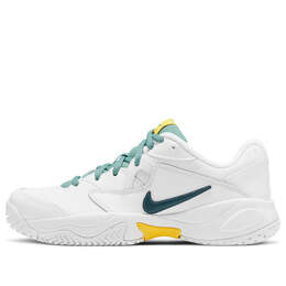 Кроссовки court lite 2 'white green yellow' Nike, белый ar8838-108 | white/green/yellow