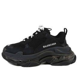 Кроссовки triple s sneaker 'clear sole - black' Balenciaga, черный 544351w2fb11000 | black/white