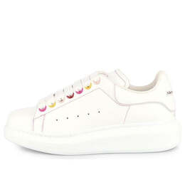 Кроссовки oversized sneaker 'white rainbow' Alexander McQueen, белый 553770whz4s9466 | white/rainbow/multicolor