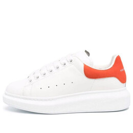 Кроссовки oversized sneaker 'white orange' Alexander McQueen, белый 553770whgp79411 | white/burnt orange