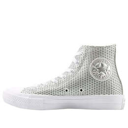 Кроссовки chuck taylor all star 2 high 'perforated metallic silver' Converse, серебряный 555798c | silver/white/white