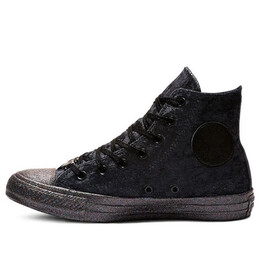 Кроссовки miley cyrus x chuck taylor all star hi 'black silver' Converse, черный 563723c | black