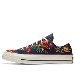 Кроссовки chuck 70 low 'parkway floral embroidery' Converse, черный 561657c | black