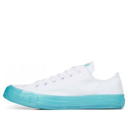 Кроссовки chuck taylor all star low 'white bleached aqua' Converse, белый 560646c | white/blue