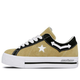 Кроссовки mademe x one star platform low 'taupe' Converse, коричневый 563731c | brown/white
