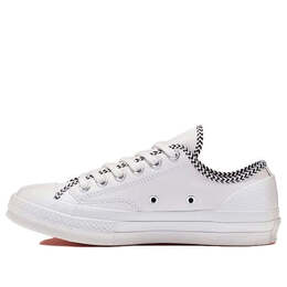Кроссовки chuck 1970s mission-v low top black stripe line 'white black' Converse, белый 565370c | white/black