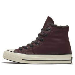 Кроссовки chuck 70 high 'cozy club - black currant' Converse, черный 569517c | black/red