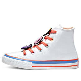 Кроссовки millie bobby brown x chuck taylor all star hi 'marina' Converse, белый 567299c | white/orange