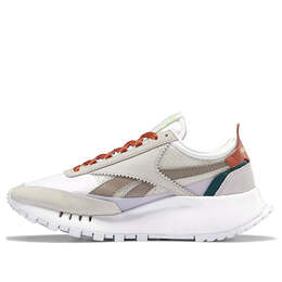 Кроссовки classic leather legacy 'white luminous lilac' Reebok, белый fy7443 | white/