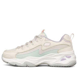 Кроссовки d lites 4.0 panda flatform low chunky shoes white Skechers, белый 149491-ntmt | cream white