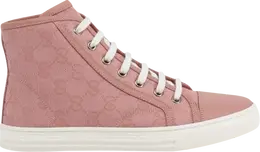 Кроссовки Gucci Wmns GG High Logo Print - Soft Pink, розовый 426186 kqwm0 5777 | logo print - soft pink