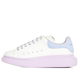 Кроссовки oversized sneaker 'white blue lilac' Alexander McQueen, белый 553770wiaf99554 | white/blue/lilac
