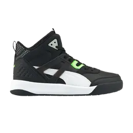 Кроссовки Backcourt Mid Puma, черный 381129 02 | black/white/green glare