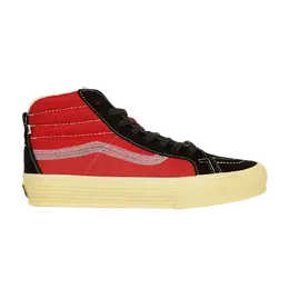 Кроссовки Sk8-Hi Notchback Split VR3 LX Vans, красный vn0a5fbh458 | black/red