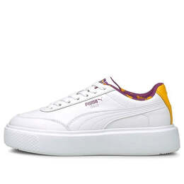 Кроссовки oslo maja for casual shoes white/purple/yellow Puma, белый 382518-02 | white/purple/yellow