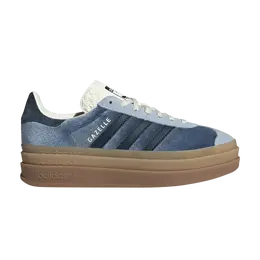 Кроссовки Adidas Wmns Gazelle Bold Preloved Ink Velvet, синий jq5144 | preloved ink velvet