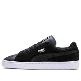 Кроссовки suede shimmer black/grey low board shoes Puma, черный 369597-02 | black/gray