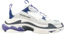 Кроссовки Balenciaga Wmns Triple S Trainer White Navy Purple, белый 541641 w09of 9095 | white