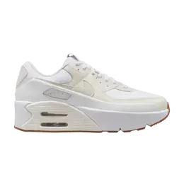 Кроссовки Nike Wmns Air Max 90 LV9 White Soft Pearl Gum, белый fd4328 111 | white soft pearl gum