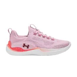 Кроссовки Wmns Flow Dynamic Under Armour, розовый 3026107 601 | pink shadow/venom red/deep red