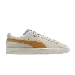 Кроссовки Suede Classic 21 Puma, белый 374915 25 | ivory glow/mineral yellow/blue fog