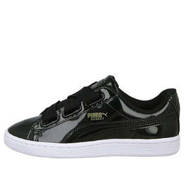 Кроссовки basket heart patent 'black' Puma, черный 363073-01 | black