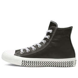 Кроссовки chuck taylor all star mission-v leather high top black white wave pattern sole 'black white' Converse, черный 564943c | black/white