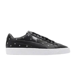 Кроссовки Wmns Basket Studs Puma, черный 369298 02 | black/silver